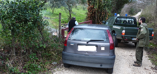 i guardiaparco del parco dei monti lucretili